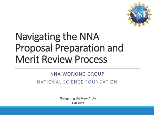 NSF NNA Proposal Workshop Presentation Slides
