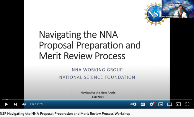 Screenshot of NSF NNA Proposal Workshop Recording
