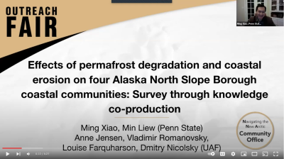 Effects of permafrost degradation and coastal erosion